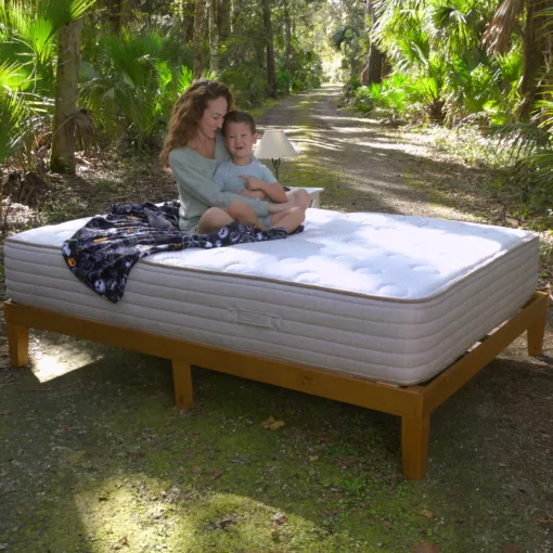 affordable organic bed solapedic eco choice mother son square large