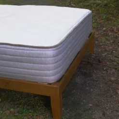 affordable organic bed solapedic eco choice product shot showing foot close square large