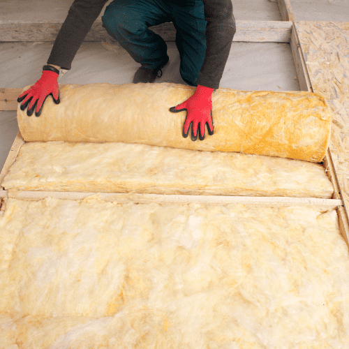 rolling out wool