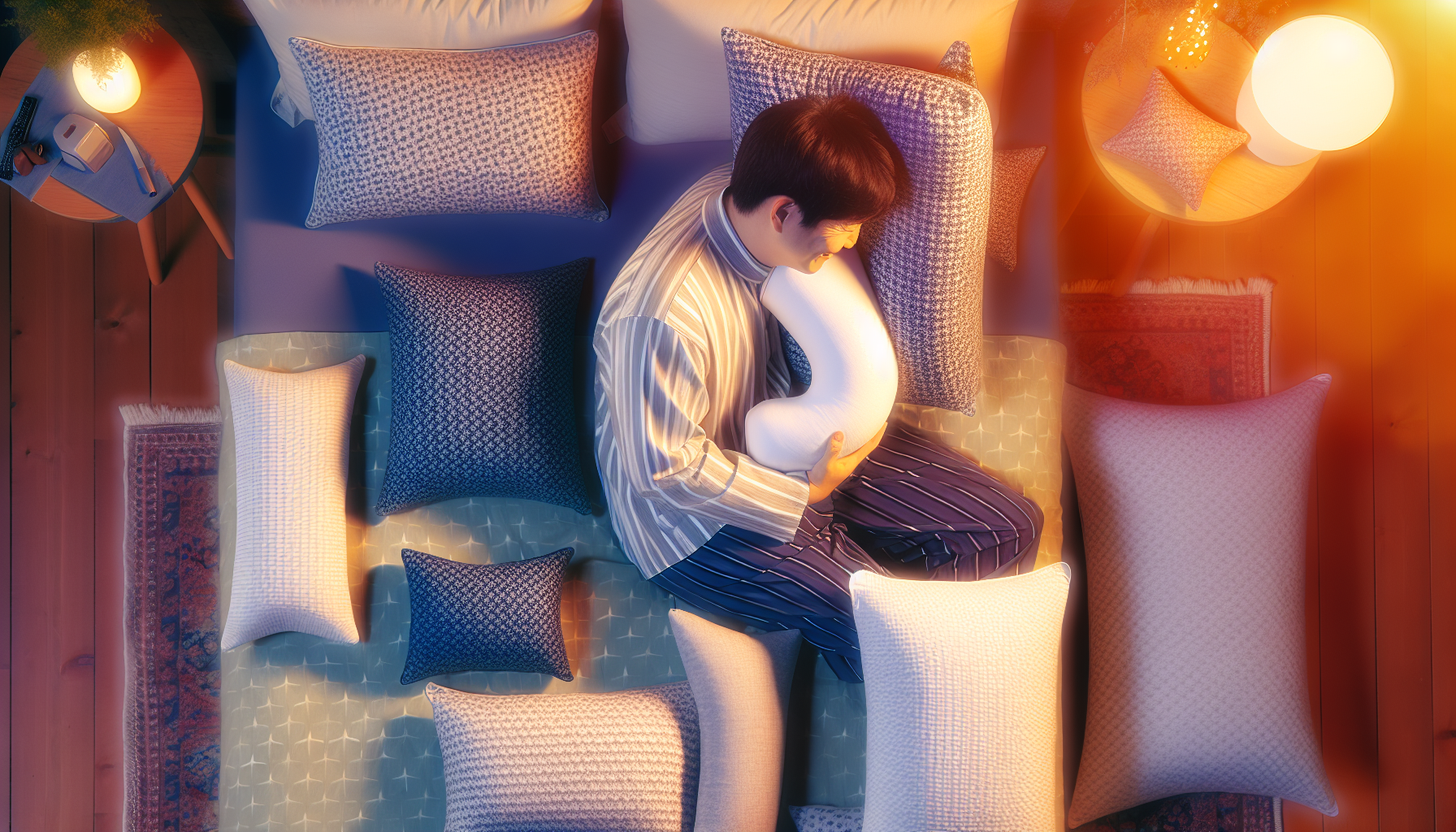 Pillow support for sleep apnea